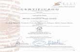  · Entidad de certificación reconocida del Forest Stewardship Council A. C. (Id. Nr. FSC-ACC-024) CERTIFICADO Número: HCA-COC-100097 Multi-Site