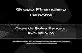 Grupo Financiero Banorte · Decreto de dividendos Mediante Asamblea General Ordinaria de Accionistas celebrada el 24 de abril de ... presentó un decremento del -8% por -13,319 mdp
