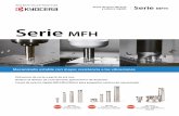 Serie MFH - suministrosariztimuno.comsuministrosariztimuno.com/img/catalogos/fresado/MFH_Series.pdf · (N) Fuerza de corte (N) ... (ae: mitad del diámetro de fresa) Tipo modular