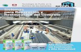 Sistemas para Reparación y Restauración del Concretoretex.com.mx/images/pdfs_folleteria/2018/dip_morteros2018.pdf · restauración, reparación y nivelación de concreto. Excelente