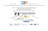 71 ° Concurso Nacional de Aeromodelismo · Marzo 2017 Boletín informativo 2 Invitación: La Federación Argentina de Aeromodelismo (FAA) invita a los clubes federados y por su ...