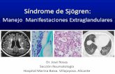 Síndrome de Sjögren - Asociación de …airemb.es/wp-content/uploads/2016/01/airemb...• Pot. Evocado visual alterado: 40 80 • Anti-Ro: 50
