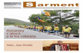 Balsareny s’aboca a la Via catalana · sament del CCB, sinó el del signant, ... als nostres autocars, la bona feina de l’Angie i el Josep, així com dels xofers. Gràcies a tots
