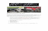 Modificaciones de ATV - quadsdulantzi.comquadsdulantzi.com/catalogoROSSIER.pdf · 72 mph, pero con el RE supera hasta 77 mph! Disponible con el silenciador largo o corto . Kit RE