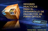 Presentación de PowerPoint - Cudi · LOGO “ Add your company slogan ” MEJORES PRACTICAS PARA EL DESARROLLO DE PROYECTOS DE FIBRA OPTICA Durango México Noviembre 2011
