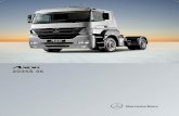 Fichas camiones envio1 - Mercedes Benz2035.pdf · Material LNE 50 + Ti (ABNT NBR 6656) Suspensión delantera Ballestas parabólicas, con amortiguadores telescópicos de doble acción