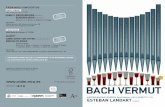 ESTEBAN LANDART - Centro Nacional de Difusión Musical · Johann Sebastian BACh (1685-1750) Preludio y fuga en mi menor, BWV 548 (1727/31) Ein feste Burg ist unser Gott, BWV 720 (¿?)