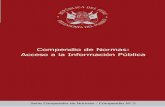 Compendio de Normas: Acceso a la Información Pública ... · El presente compendio ha sido elaborado por la Adjuntía en Asuntos Constitucionales de la Defensoría del Pueblo.