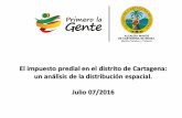 El impuesto predial en el distrito de Cartagena: un análisis de la …hacienda.cartagena.gov.co/images/documentosI/Presentacion_asomanga.pdf · Valor relativo al número de predios: