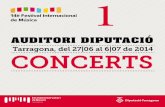 Tarragona, del 27|06 al 6|07 de 2014 CONCERTS · Forma part de FLADEM (Foro Latinoamericano para la Educación Musical). ... Adagio. Allegro Adagio.Vivace Allegro Violins solistes: