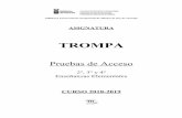 P. Acceso TROMPA 2018-19 revisada · 38009114 Conservatorio Profesional de Música de S/C de Tenerife ASIGNATURA TROMPA Pruebas de Acceso 2º, 3º y 4º Enseñanzas Elementales CURSO