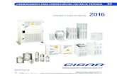 CATÁLOGO Y TARIFA DE PRECIOS 2016 - cisar.es · condensadores para correcciÓn del factor de potencia 02 c/. Cobalto, 110 - 08907 Hospitalet de Llobregat (Barcelona - Spain) tel.
