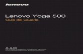 Lenovo Yoga 500 - usermanual.wiki · pantalla y el teclado. De otra manera, puede que la pantalla se dañe. ... Teclas de acceso rápido ... Apto para tareas que requieren tocar la