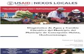 Diagnóstico de Agua y Cambio Climático del Municipio del ...nexoslocales.com/wp-content/uploads/2016/04/DX-ACC-Concepcion... · Únicamente el sistema Onlaj cuenta con sistema de