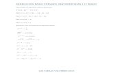 EJERCICIOS PARA VERANO. MATEMÁTICAS I 1º BACHcolegios.fomento.edu/imgeditor/File/LasTablasValverde/Deberes... · Dados los vectores =(2, k) y = (3, - 2), calcula k para que los