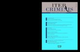 Iter Criminis. Revista de ciencias penales - INACIPE · ITER CRIMINIS. REVISTA DE CIENCIAS PENALES, núm. 11, Sexta Época, octubre-diciembre 2015. Es una publicación trimestral