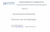 Saneamiento Ambiental Nociones de microbiologíawebdelprofesor.ula.ve/ingenieria/sjaime/materias/saneamiento... · 4. Estudia los problemas de agricultura, industria ... Ciclos Bio-geo-químicos