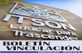BOLETIN , VINCULACION - itson.mx · 35 Brinda pláticas informativas Club de ... La cifra del segundo trimestre fue ... Rita Plancarte Martínez, ...
