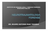 DR. MAURO ANTONIO RUIZ TAVARES - mpfn.gob.pe · el compartimiento extracelular de tejido cerebral, preferentemente en la sustancia blanca. ... Ictus cerebral en la corteza parietal: