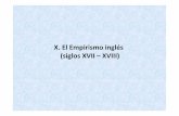 X. El Empirismo inglés (siglos XVII – XVIII)ecaths1.s3.amazonaws.com/ceplibros/230854680.Historia de la... · John Locke (Wrington, Inglaterra, 1632 - 1704) 1. El empirismo de