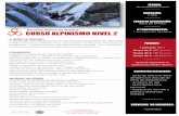 ALPINISMO NIVEL 2-2018 - Escuela Alpina de Gredos - Inicio · 2017-10-27 · Chaqueta y pantalón de gore-tex o similar Forro polar (o chaqueta con relleno térmico) - Mallas y camisetas