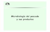 Microbiología del pescado y sus productos - sgpwe.izt.uam.mxsgpwe.izt.uam.mx/files/users/uami/lapb/MicroPESCADO_.pdf · Temperatura de almacenamiento Atmósfera de envasado Microflora