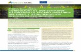 Ficha SmartSOiL AgriculturA de conservAción: MejorAndo lA ...smartsoil.eu/fileadmin/ · La agricultura de conservación mejora la materia orgánica del suelo de la explotación,