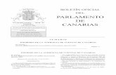 PARLAMENTO DE Fascículo I CANARIAS · (Registro de entrada núm. 2, de 2/1/06.) PRESIDENCIA La Mesa del Parlamento, en reunión celebrada el día 10 de enero de 2006, adoptó el