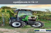 Agroplus V / s / F - agrolaboraltiplano.esagrolaboraltiplano.es/wp-content/uploads/2017/08/Agroplus-S-F-V.pdf · de giro máximo de 55° y una altura - incluida la cabina - de tan
