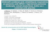 Sildenafil combinat amb rehabilitació respiratòria en ... Blanco CO.pdf · GMP PDE SMC cGMP Endothelial cell PDE5i Via de senyalització NO-cGMP a la MPOC No fumador Fumador eries