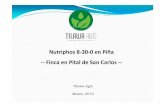 Nutriphos 8-30-0 en VISA - Tilawa Agro | Nutriendo ideas ... · Disminución de la biomasa radical (pelos radicales y raíces adventicias) 3. Pérdida de producción ... 2 0,63 0,06