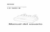 Manual del usuario - files.support.epson.comfiles.support.epson.com/pdf/lx3pii/lx3piiuu6.pdf · funciones de la impresora, los productos opcionales, el software de la impresora, cómo