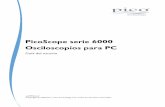 PicoScope serie 6000 Osciloscopios para PC - picotech.com · Gracias por comprar un osciloscopio PicoScope serie 6000 de Pico Technology ... consentimiento escrito de Pico Technology