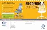 Las sillas ergonómicas son ideales para el trabajo ... · ERGONOMIA EN OFICINAS seguridadysalud@utedyc.org.ar (011) 5258 - 8813 (011) 15- 6644 - 6075 UTEDYCnacional utedyc_nacional