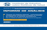 INFORME DE ANÁLISIS - aapmra.com · Evolución del nivel de concentración económica del sector farmacéutico en Argentina ... (el informe del IEPS-AAPM en el caso de la industria