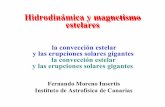 Hidrodinámica y magnetismo estelares - BSC-CNS · Hidrodinámica y magnetismo estelares la convección estelar y las erupciones solares gigantes Fernando Moreno Insertis Instituto