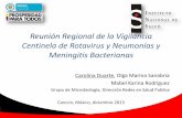 Reunión Regional de la Vigilancia Centinela de Rotavirus y ... Colombia reunion... · –2009 – actualmente: Streptococcus Laboratory, Respiratory Diseases Branch. Centers for