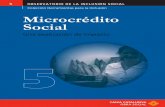 Microcrédito Social - REM · Microcrédito Social. Una evaluación de Impacto 3 ÍNDICE PRESENTACIÓN 1. INTRODUCCIÓN A LA EVALUACIÓN DE IMPACTO 1.1. Estado actual de los estudios