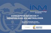 CONCEPTOS BASICOS Y GENERALIDAD EN METROLOGÍArcm.gov.co/images/...Conceptos_basicos_y_Generalidad_en_Metrologia.pdf · Esto posiciona a la metrología como piedra angular de la ...