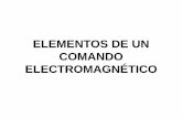 ELEMENTOS DE UN COMANDO ELECTROMAGNÉTICO · • Contactores electromagnéticos ... intermitente de motores con jaula de ardilla. AC5 Maniobra de lámparas de descarga AC11 Conexión