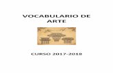 VOCABULARIO DE ARTE - Colegio Buen Pastor secundaria... · Departamento de Historia del Arte Colegio Buen Pastor Vocabulario de términos artísticos Curso 2015-2016 Página 11 Dovelas