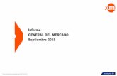 Informe GENERAL DEL MERCADO Septiembre 2018 Mensuales de Anlisis del Mercado/00_General... · total disponibilidad del -sin- (mw) 13,551.04 13,523.24 (27.81) disponibilidad promedio
