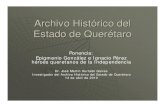 Archivo Histórico del Estado de Querétaro - gob.mxagn.gob.mx/menuprincipal/archivistica/reuniones/2010/rna/pdf/m01_4.pdf · Antecedentes Realizamos dos ... cuenta de la repartici