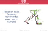 Biomecánica Fuerzas y movimientos Dr. Emilio Vargas · Osteocinemática ''Estudia los movimientos de los huesos en el espacio, sin ... Artrocinemática ''Estudia el movimiento en