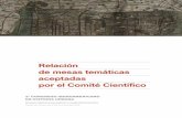 Relación de mesas temáticas aceptadas por el Comité Científicoshannon.historicas.unam.mx/2cihu/wp-content/uploads/2019/01/mesas... · da arquitetura para a saúde en América