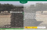 Biomasa - IDAE · TíTulo “Biomasa: Experiencias con biomasa agrícola y forestal para uso energético” Dirección Técnica . IDAE (Instituto para la Diversiicación y Ahorro