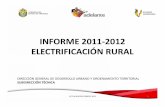 INFORME 2011-2012 ELECTRIFICACIÓN RURALveracruz.gob.mx/wp-content/uploads/sites/12/2013/01/electrificac... · Anexo 1 del Convenio de Coordinación No. CE 01/2011 4 R.D. LAS FLORES