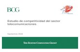 Estudio de competitividad del sector telecomunicaciones · Situación actual de la infraestructura de telecomunicaciones en Chile Desafíos y oportunidades. ... la empresa aumenta