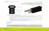 FICHA TÉCNICA CABLE DE PLANTA EXTERNA - INTERNA … · Descripción Cable Mini Figura 8 FTTX autosoportado WAVEOPTICS, ideal para aplicaciones de instalación FTTH, fibra hasta la