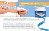 Heritage JubileÙ Cha'O nido neto: Tabletasheritagehealthproducts.com/media/Jubilee-English.pdf · Heritage JubileÙ Cha'O nido neto: Tabletas . Heritage J ubileew can Chao Bur 180